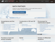 Tablet Screenshot of mathpar.com